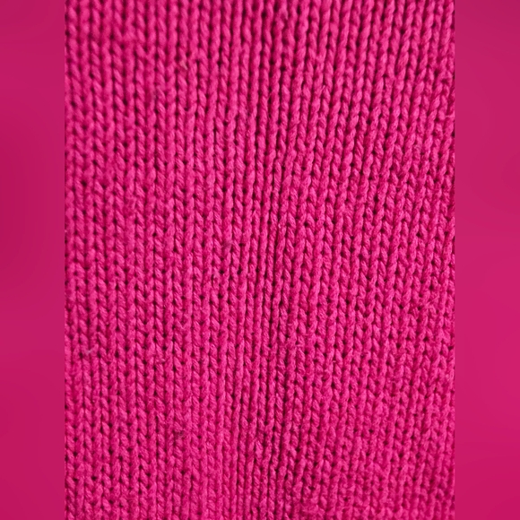 Vintage Hand Knit Beach Scene Cardigan – Statement Graphic Sweater. S/M - Picture 12 of 16